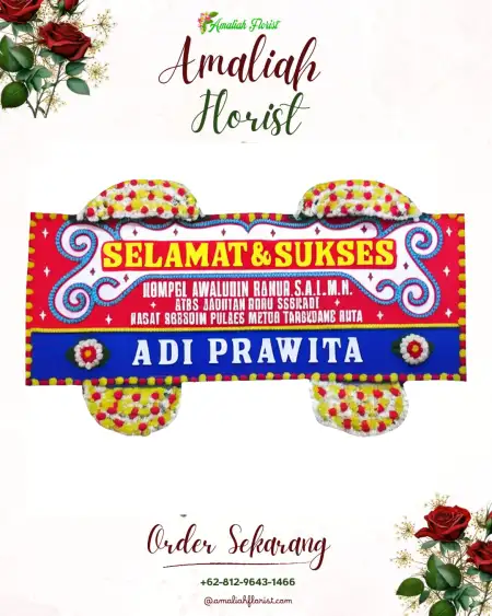 Papan Bunga Ucapan Selamat Sumberkembar